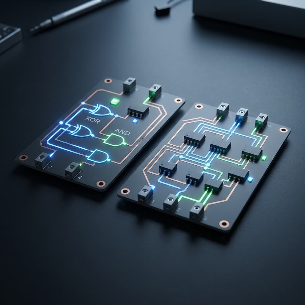 Half Adder & Full Adder: Building an Addition Circuit