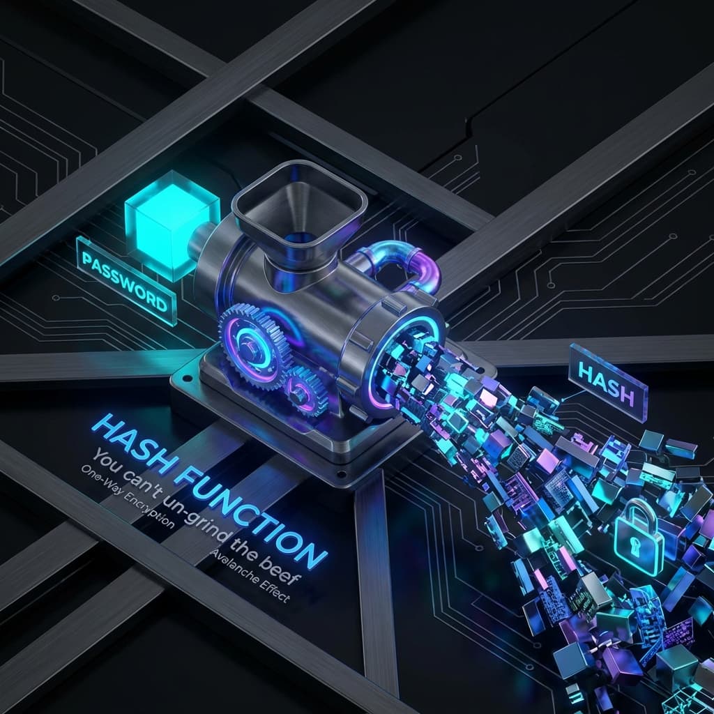 해시 함수: 갈아버린 고기는 다시 소가 될 수 없다