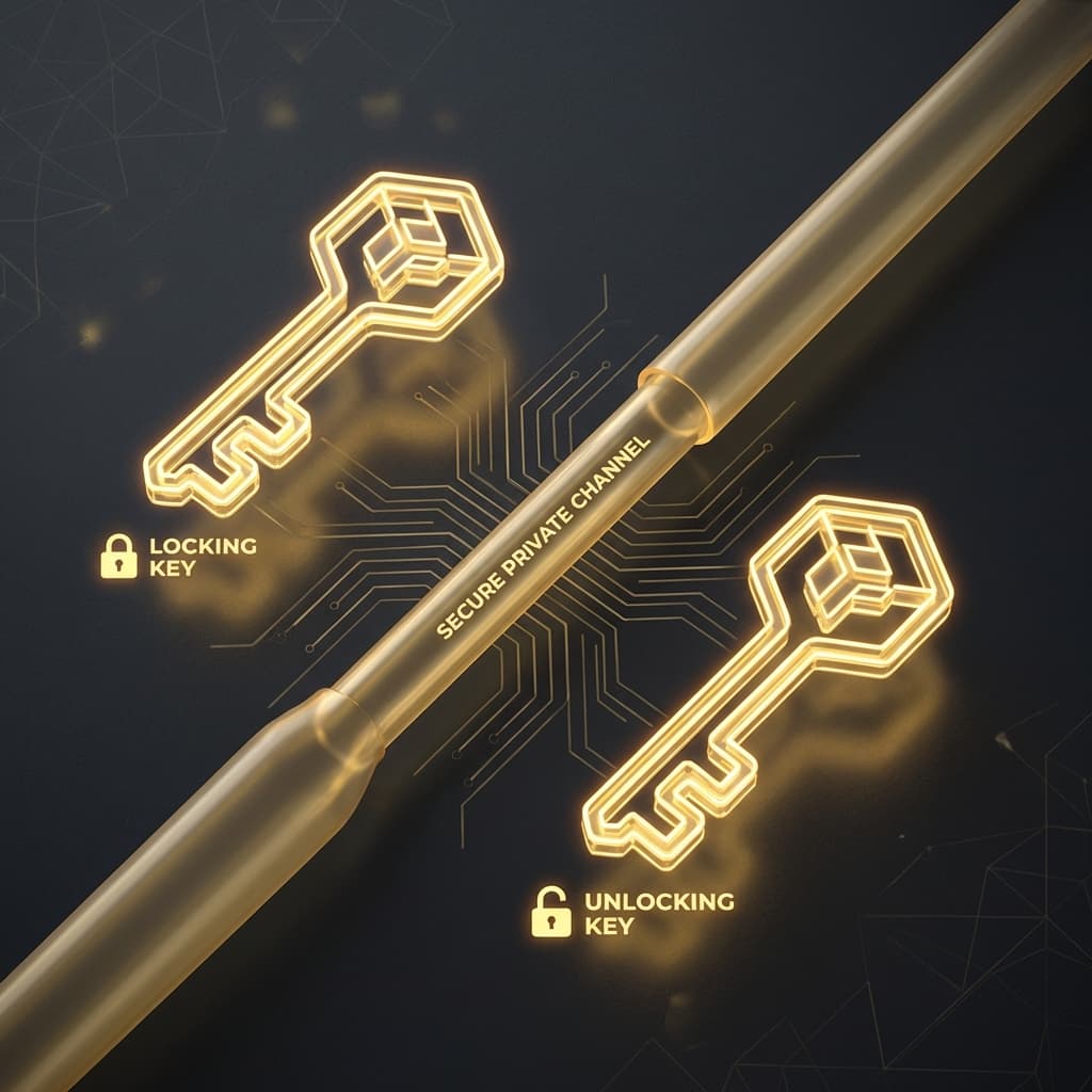 대칭키 암호화: 집에 열쇠 놓고 옴