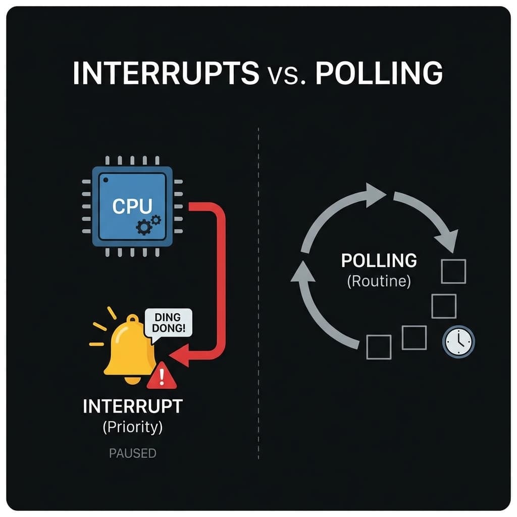 인터럽트(Interrupt): CPU를 깨우는 알람