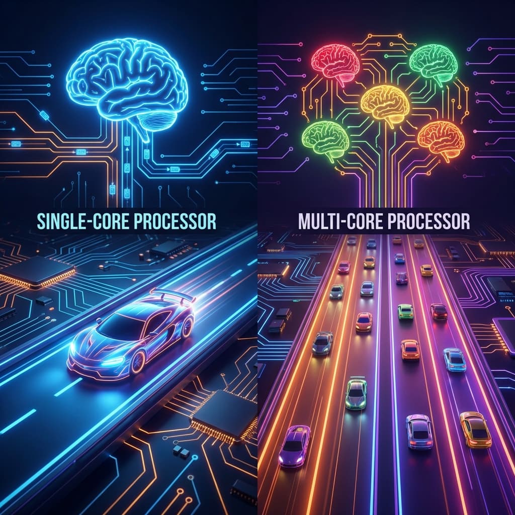 싱글코어 vs 멀티코어: 코어가 많으면 무조건 빠를까? (완전정복)